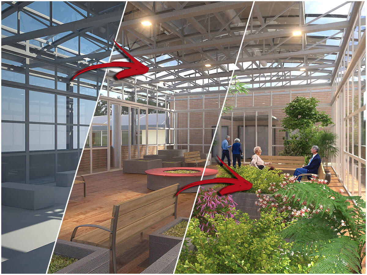 Virtual World 1 Evoluzione 3D Workflow