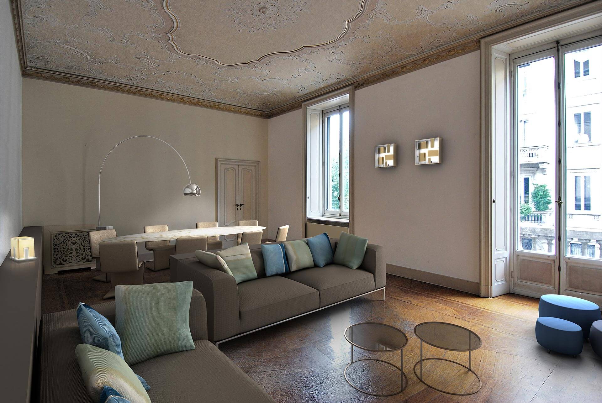 Virtual Tour 360° di Appartamento Arredato – Mondo Virtuale Interattivo con Osmosis Synergy virtual world 004